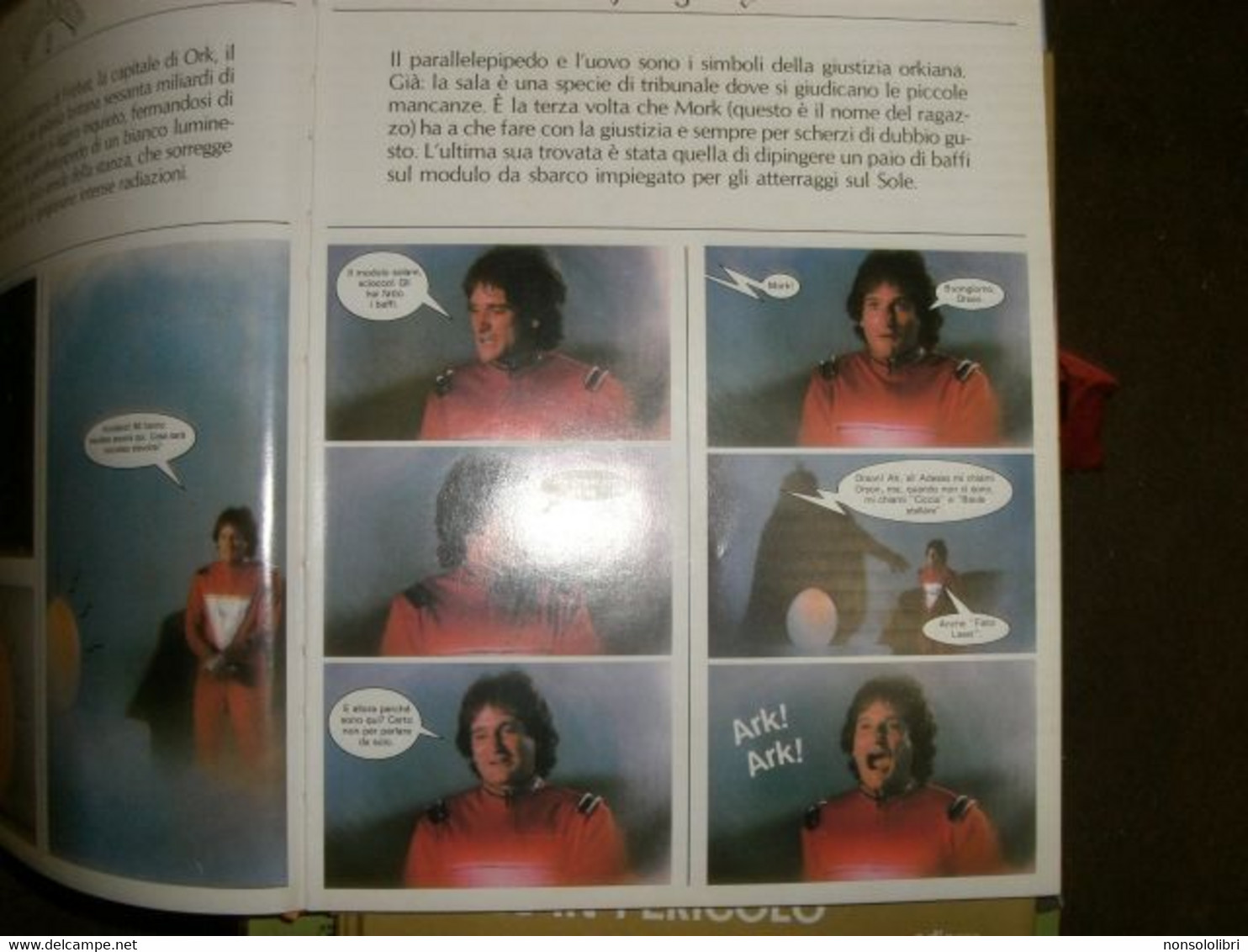 LIBRO "MORK E MINDY" EDIZIONI ERI RIZZOLI 1980 - Teenagers & Kids