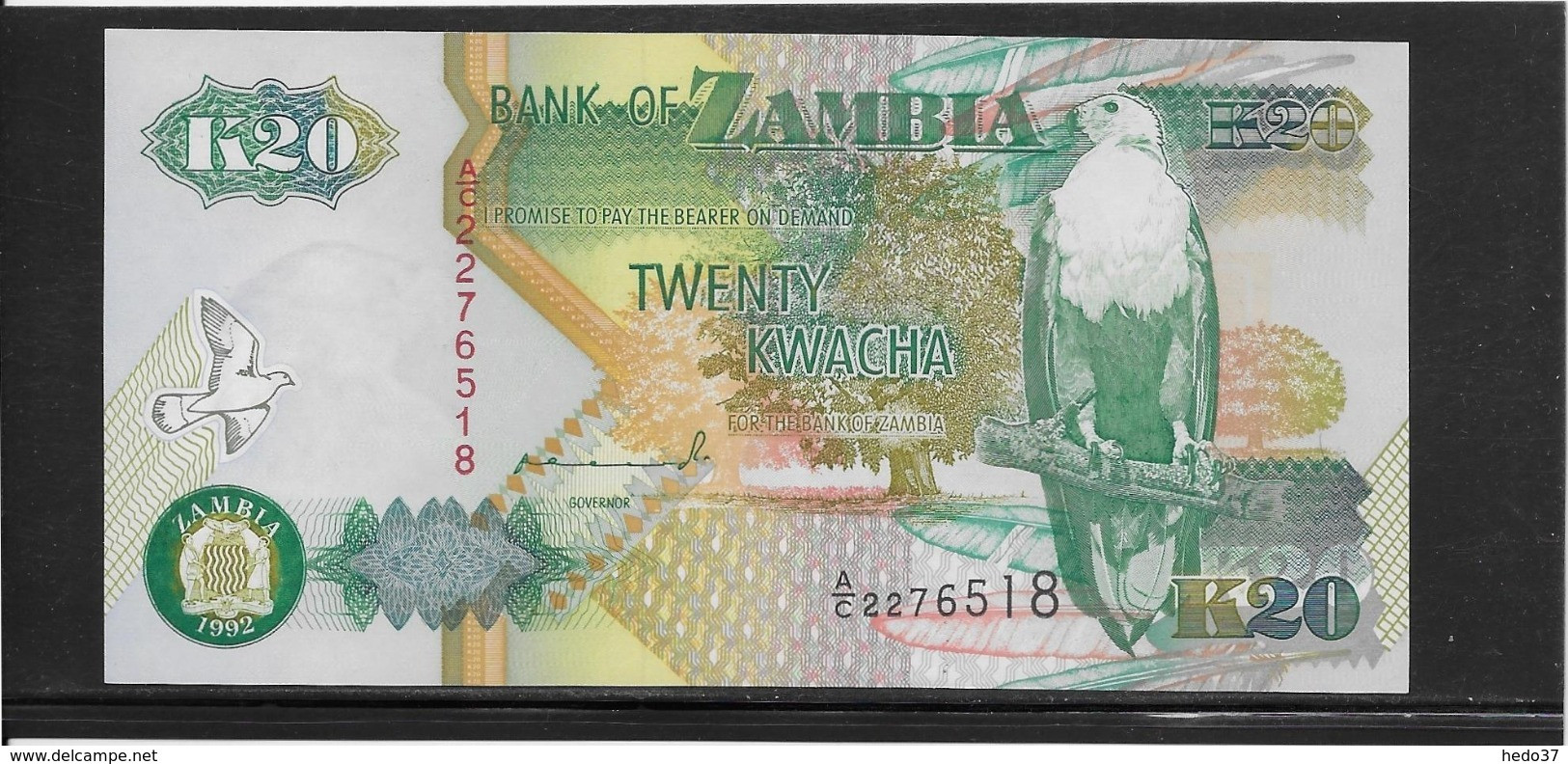 Zambie - 20 Kwacha - Pick N°36a - NEUF - Zambie