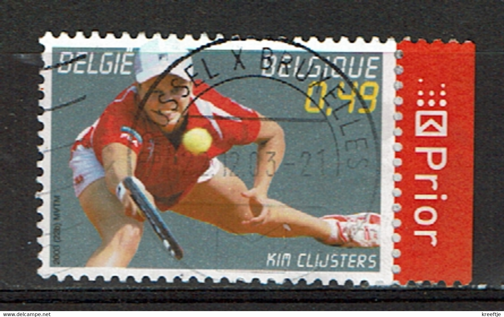 0,49€ Kim Clijsters Uit 2003 (OBP 3226 ) - Used Stamps