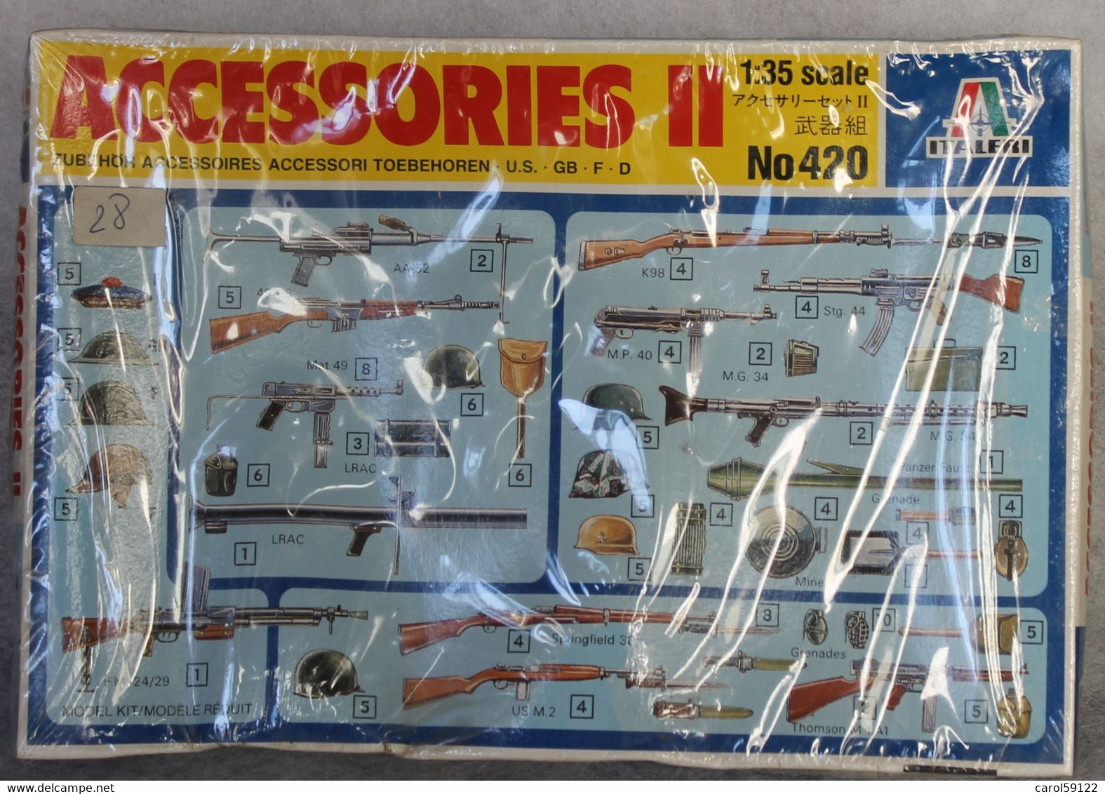 ITALERI 1/35 Accessoires II US. GB F D - Militaires