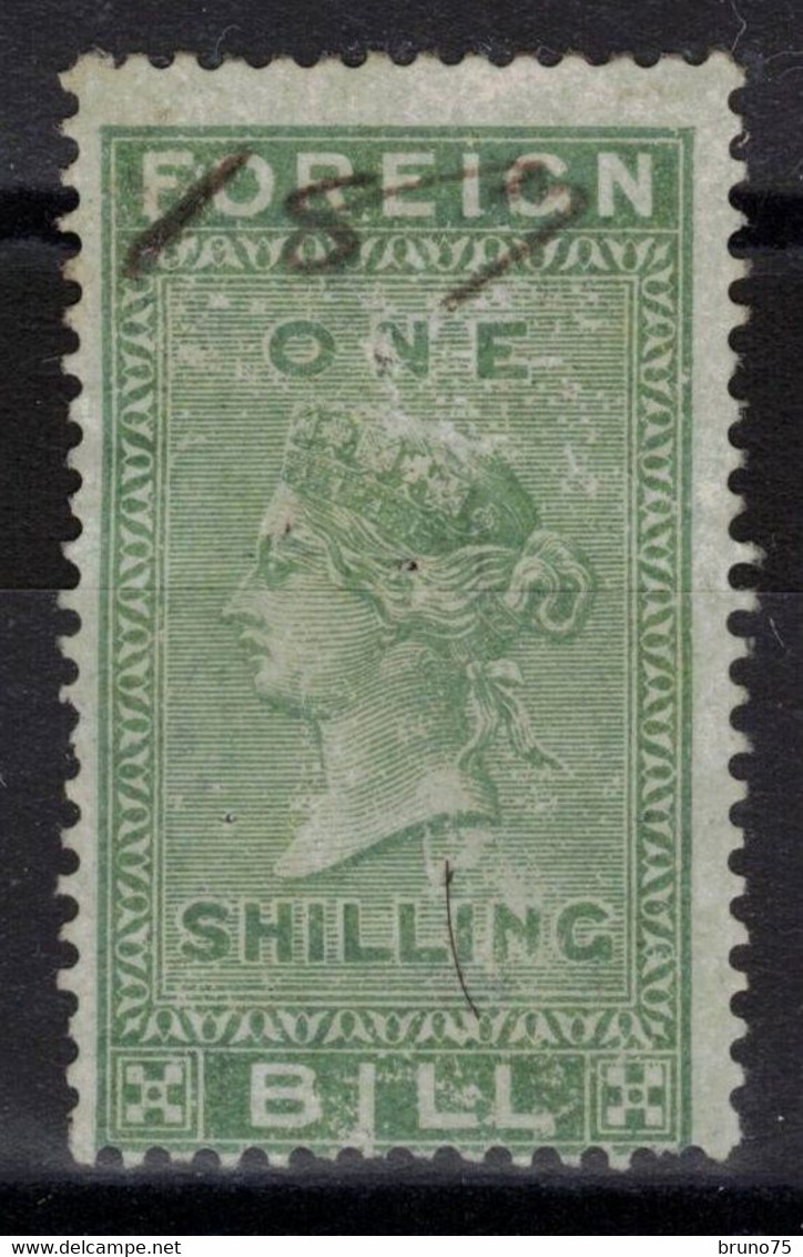 Grande-Bretagne - Fiscal - Victoria - Foreign Bill - One Shilling - Fiscaux