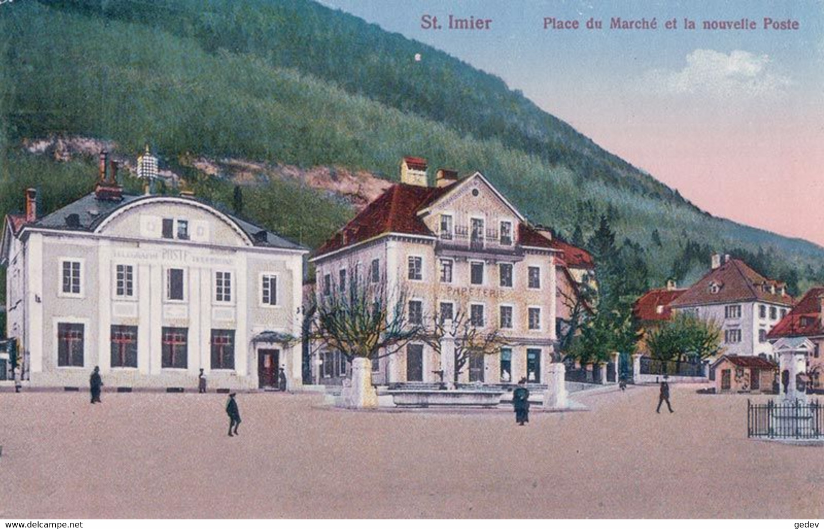 St Imier BE, Place Du Marché (16669) - Saint-Imier 