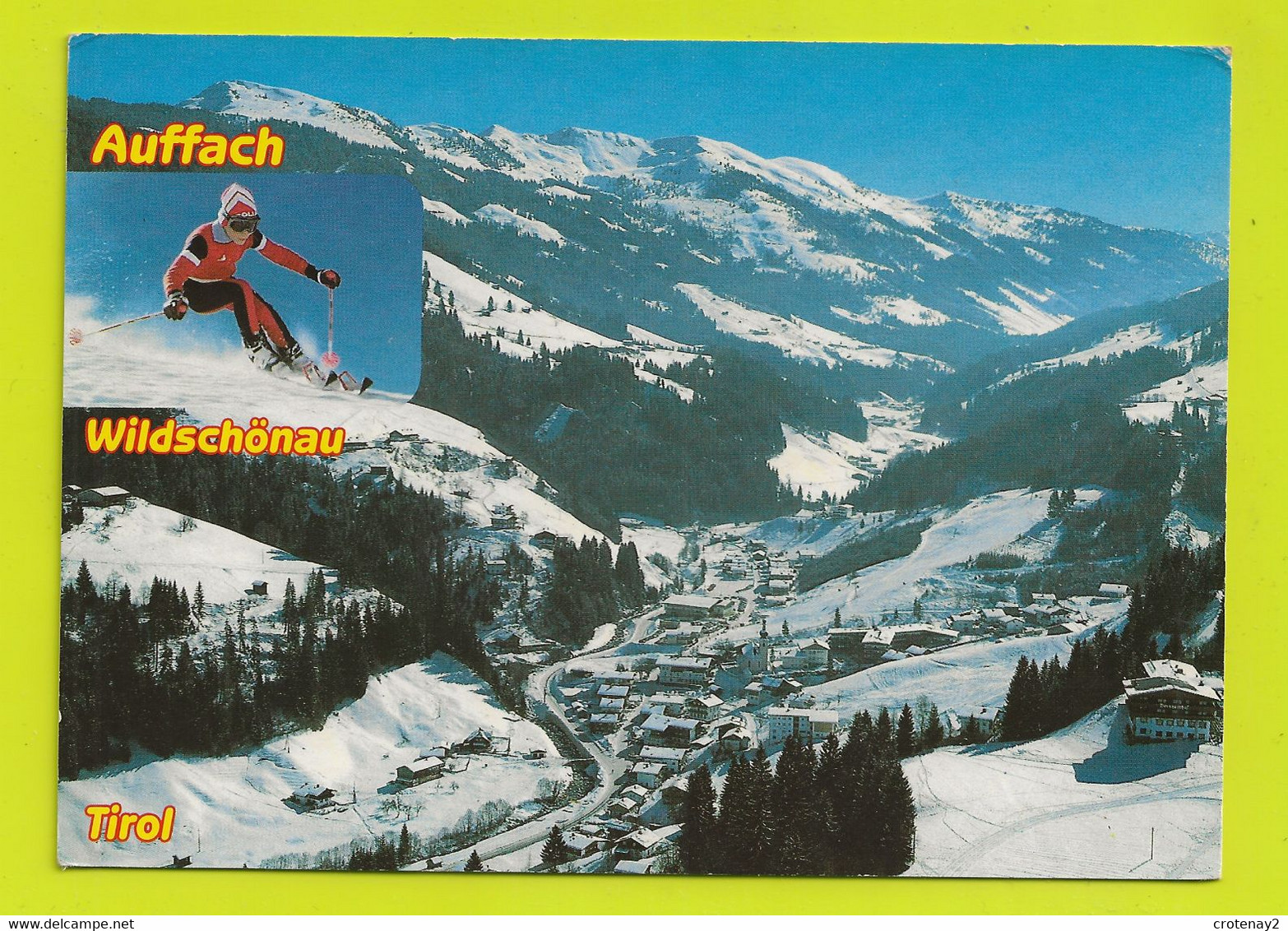 Autriche Tyrol Tirol AUFFACH Wildschönau Ski Skieur - Wildschönau