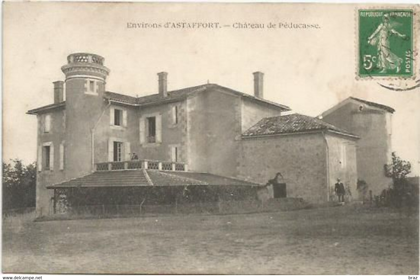 CPA  Astaffort Chateau De Péducasse - Astaffort