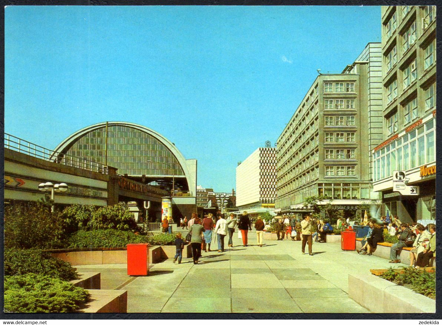 F8303 - TOP Berlin Alexanderplatz Bahnhof Neubauten Großplatte DDR Architektur - Bild Und Heimat Reichenbach - Mitte