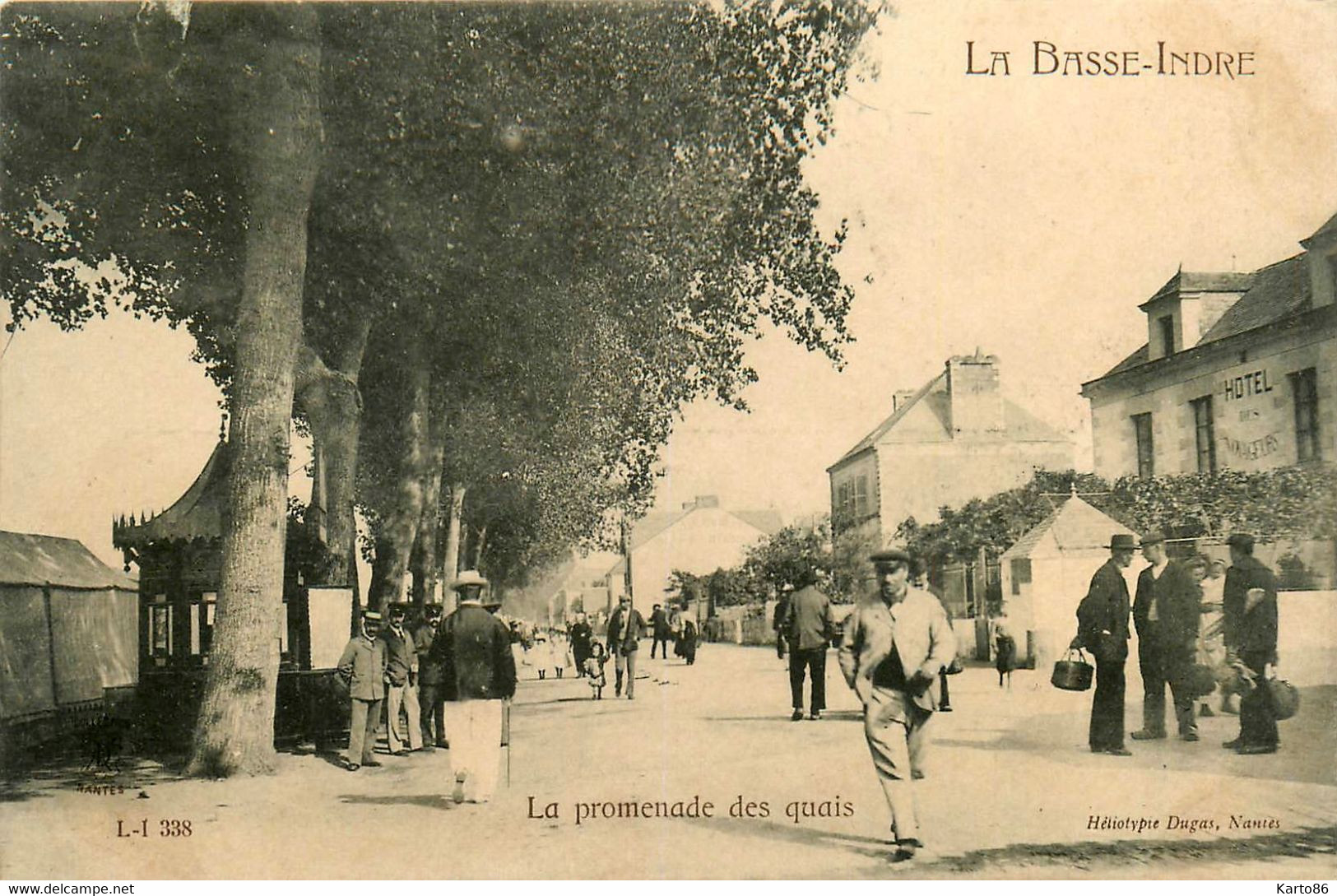 Basse Indre * La Promenade Des Quais * Hôtel Des Voyageurs - Basse-Indre