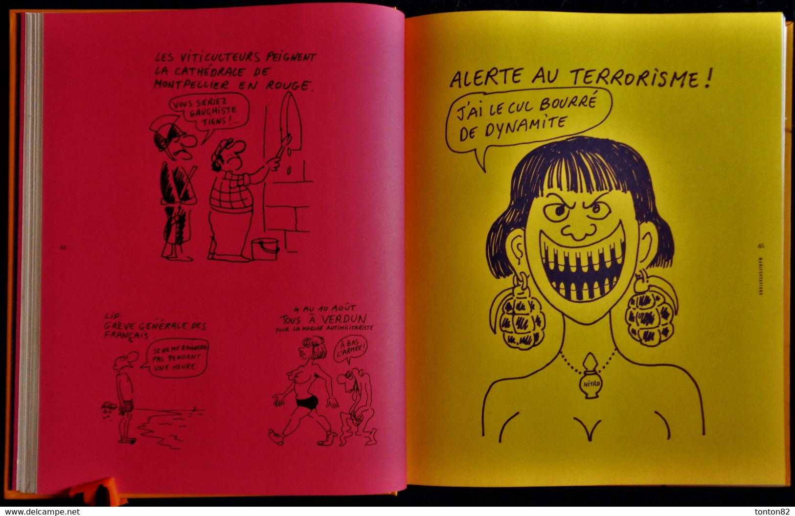 WOLINSKI  - Mes Années 1970 -  Les Échappés . Charlie Hebdo - ( 2015  )  - Cartonné 230 pages .