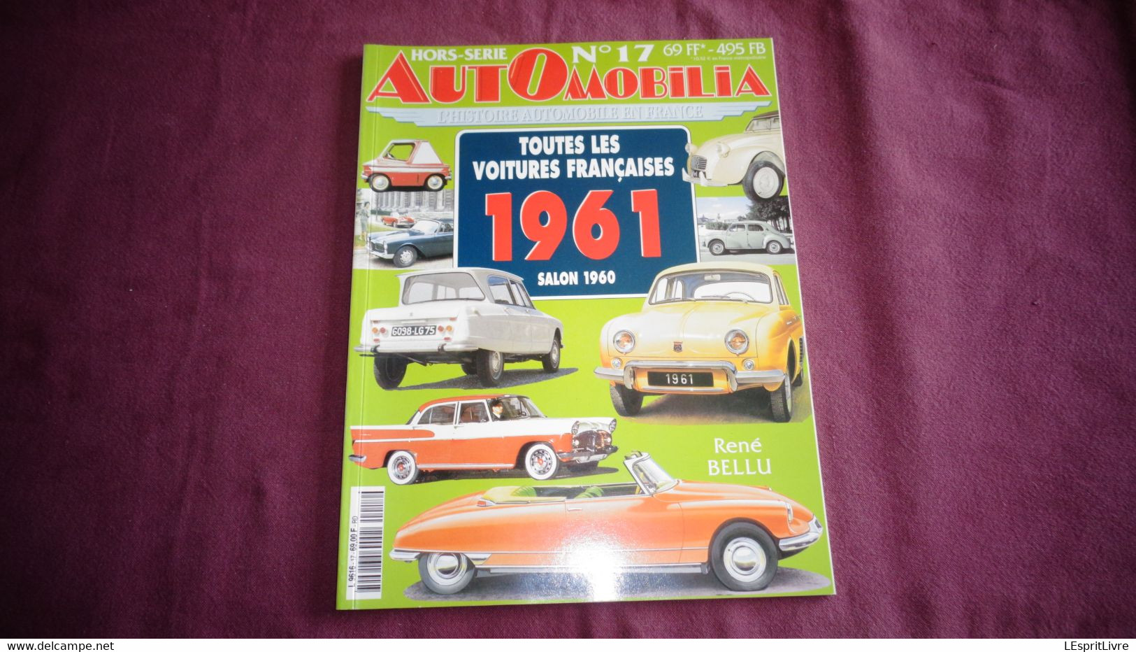 AUTOMOBILIA Hors Série N° 17 Salon Automobile 1960 Voiture Auto Renault R4 Simca Velam Vespa Arista Facel Hotchkiss Sera - Auto/Moto