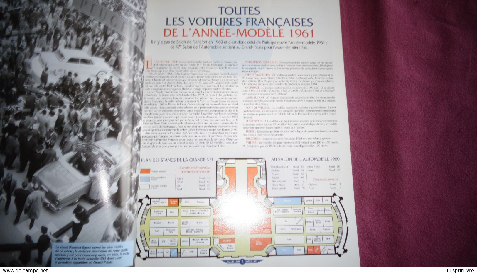 AUTOMOBILIA Hors Série N° 17 Salon Automobile 1960 Voiture Auto Renault R4 Simca Velam Vespa Arista Facel Hotchkiss Sera - Auto/Moto