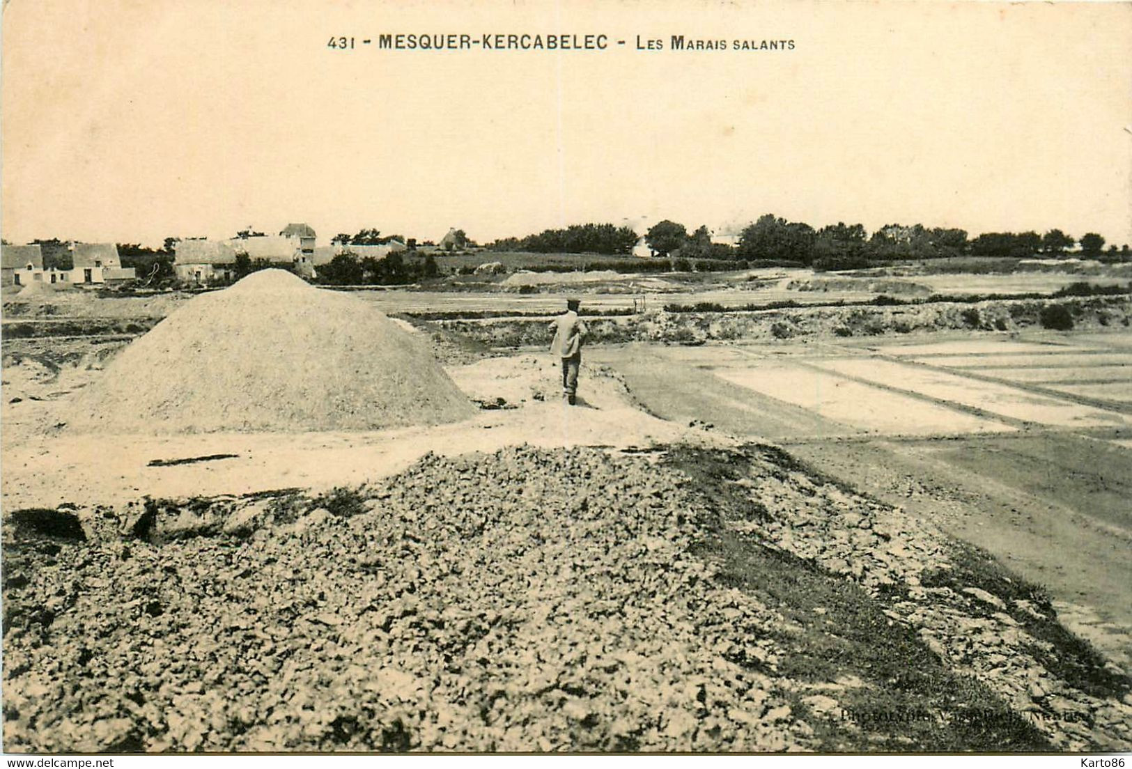 Mesquer * Quimiac * Kercabelec * Les Marais Salants * Paludier - Mesquer Quimiac