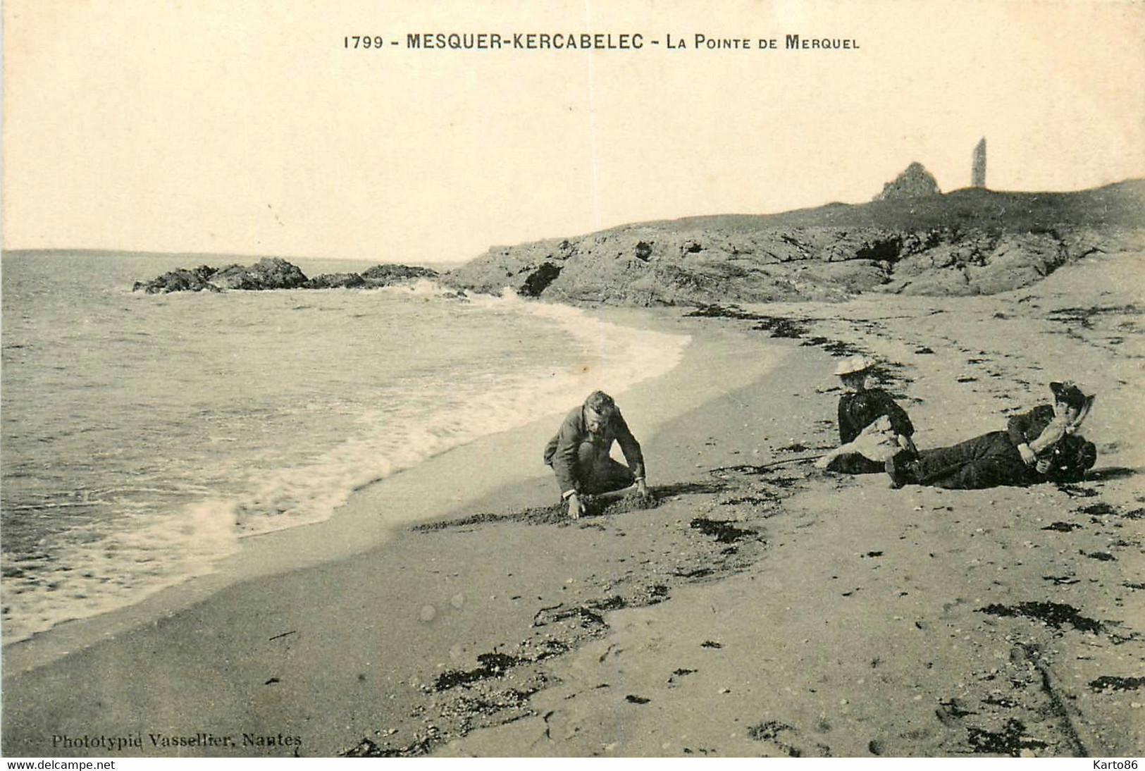 Mesquer * Quimiac * Kercabelec * La Pointe De Merquel * Plage - Mesquer Quimiac