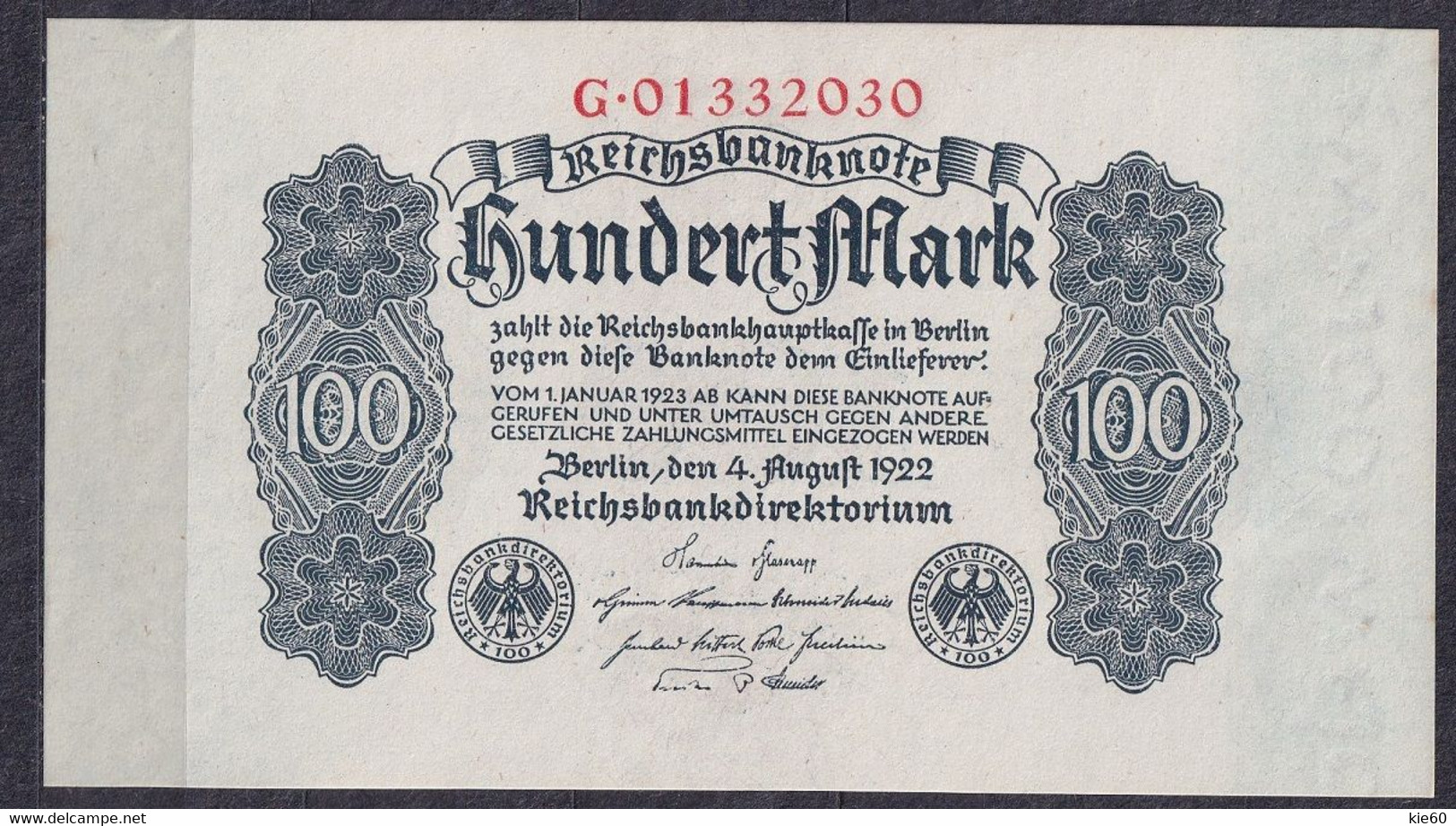 Germany - 1922 - 10 Mark . -   P75...R 72.. UNC - 10 Mark