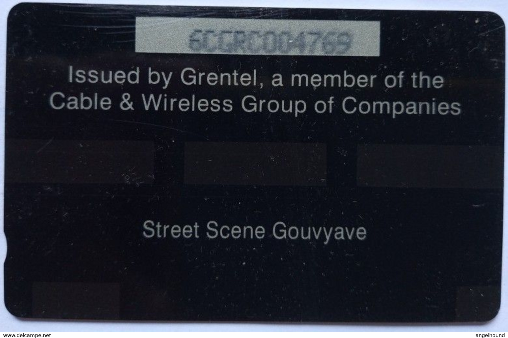 Grenada Cable And Wireless EC$40 6CGRC " Street Scene Gouvyave " - Grenada