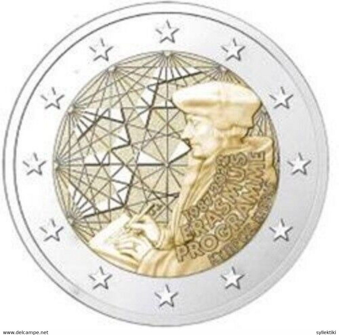 CYPRUS 2022 NEW 2 EURO COIN 35 ERASMUS PROGRAM UNC - Chypre