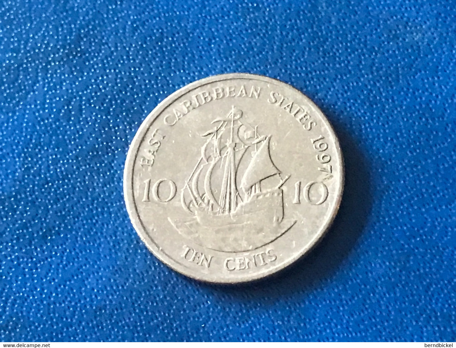 Münzen Münze Umlaufmünze Ostkaribische Staaten 10 Cents 1997 - Caribe Oriental (Estados Del)