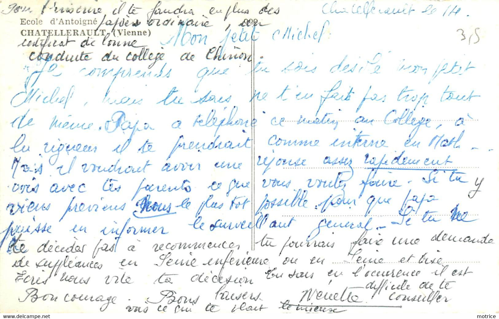 CHATELLERAULT - école D'Antoigné. - Chatellerault
