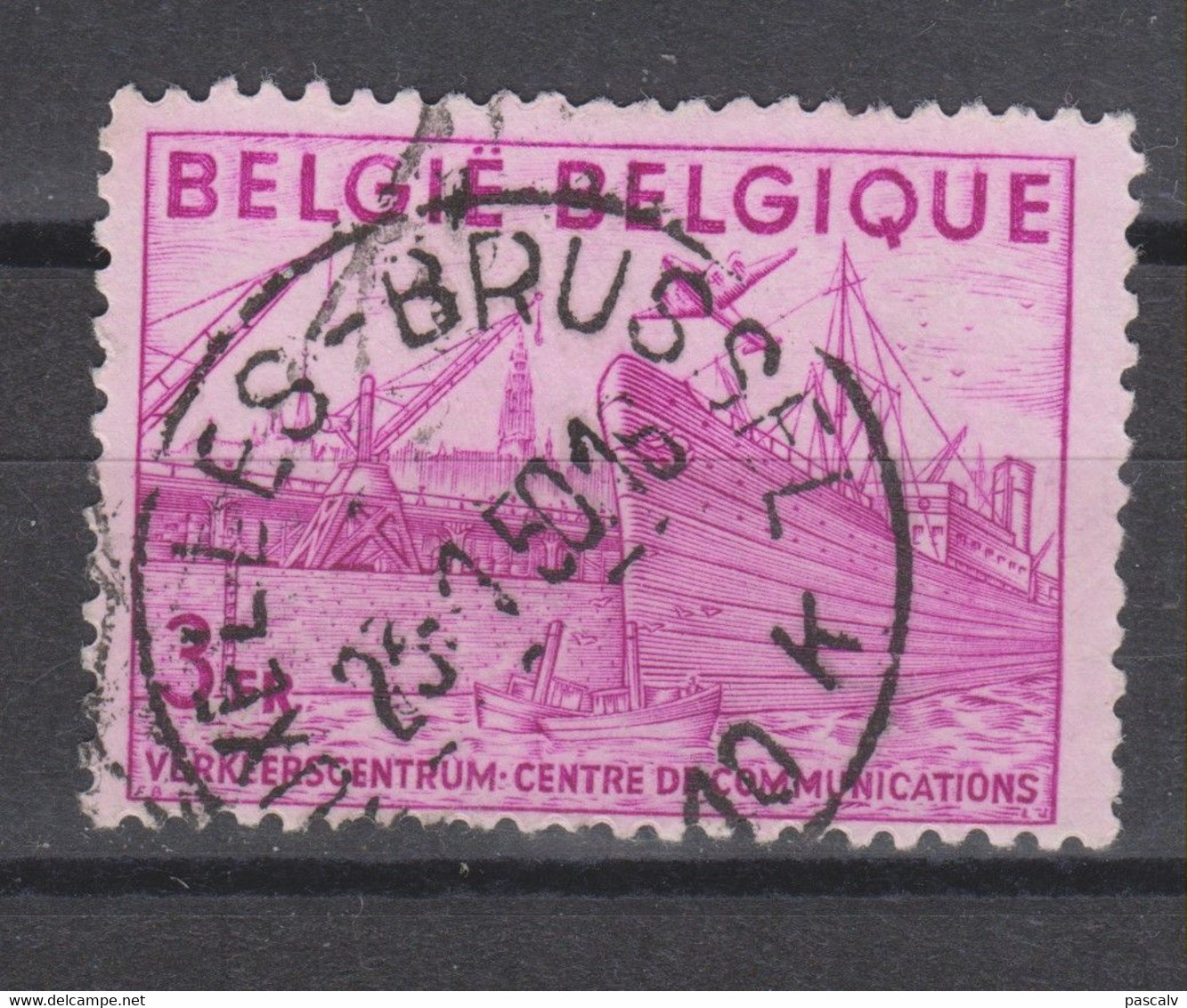 COB 770 Oblitération Centrale BRUXELLES 10 - 1948 Export