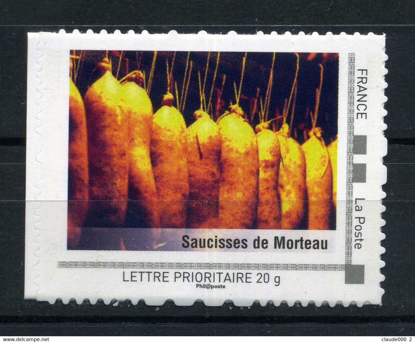 SAUCISSES DE MORTEAU Adhésif  Collector " LA FRANCHE COMTE "  2009 Neuf ** - Collectors