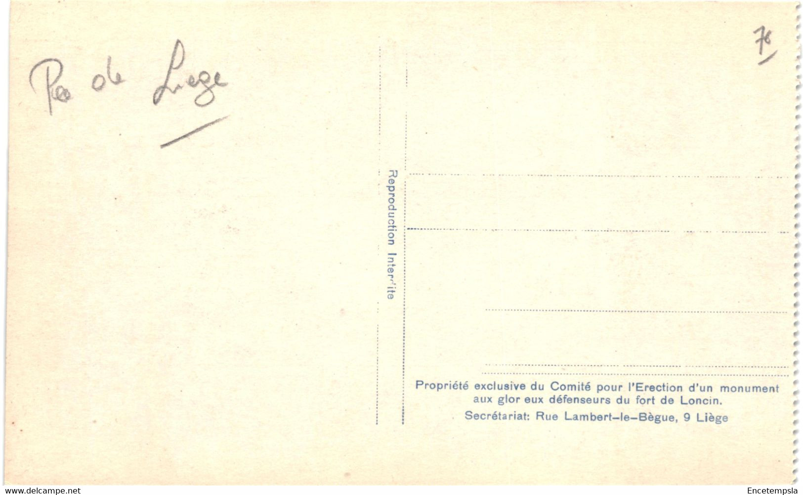 CPA Carte Postale  Belgique-Loncin -Fort A Gauche Coupole Pour Un Obusier De   21cm  VM51136 - Ans