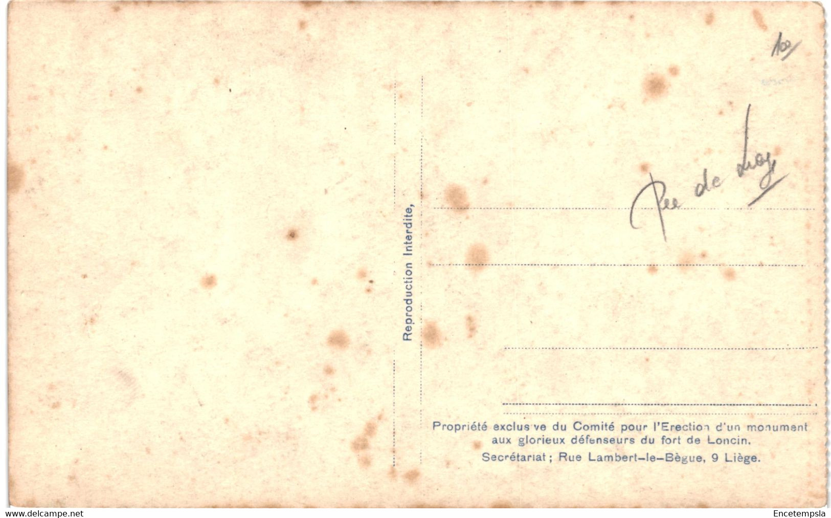 CPA Carte Postale  Belgique-Loncin -Fort A Droite Coupole Pour Un Obusier De   21cm  VM51137 - Ans