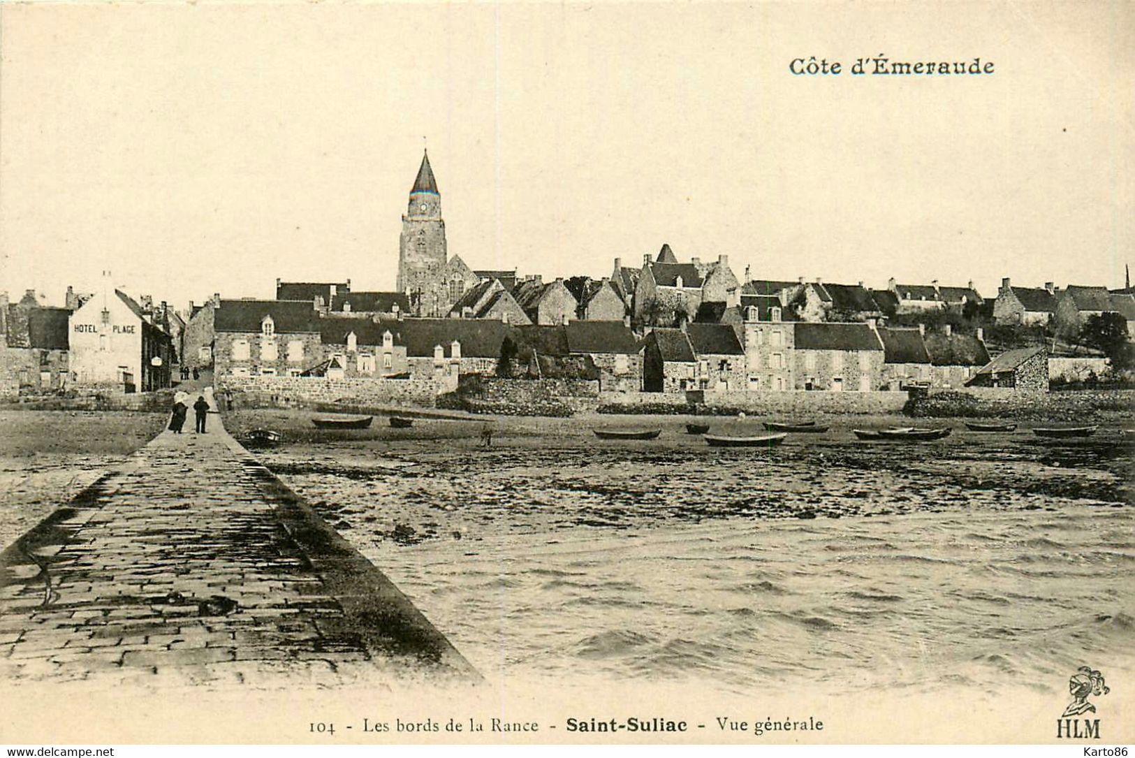 St Suliac * Vue Générale Sur Le Village * Les Bords De La Rance - Saint-Suliac
