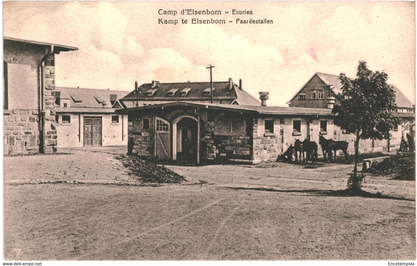 CPA Carte Postale  Belgique-Elsenborn  Camp Ecuries 1922 VM51142 - Butgenbach - Buetgenbach