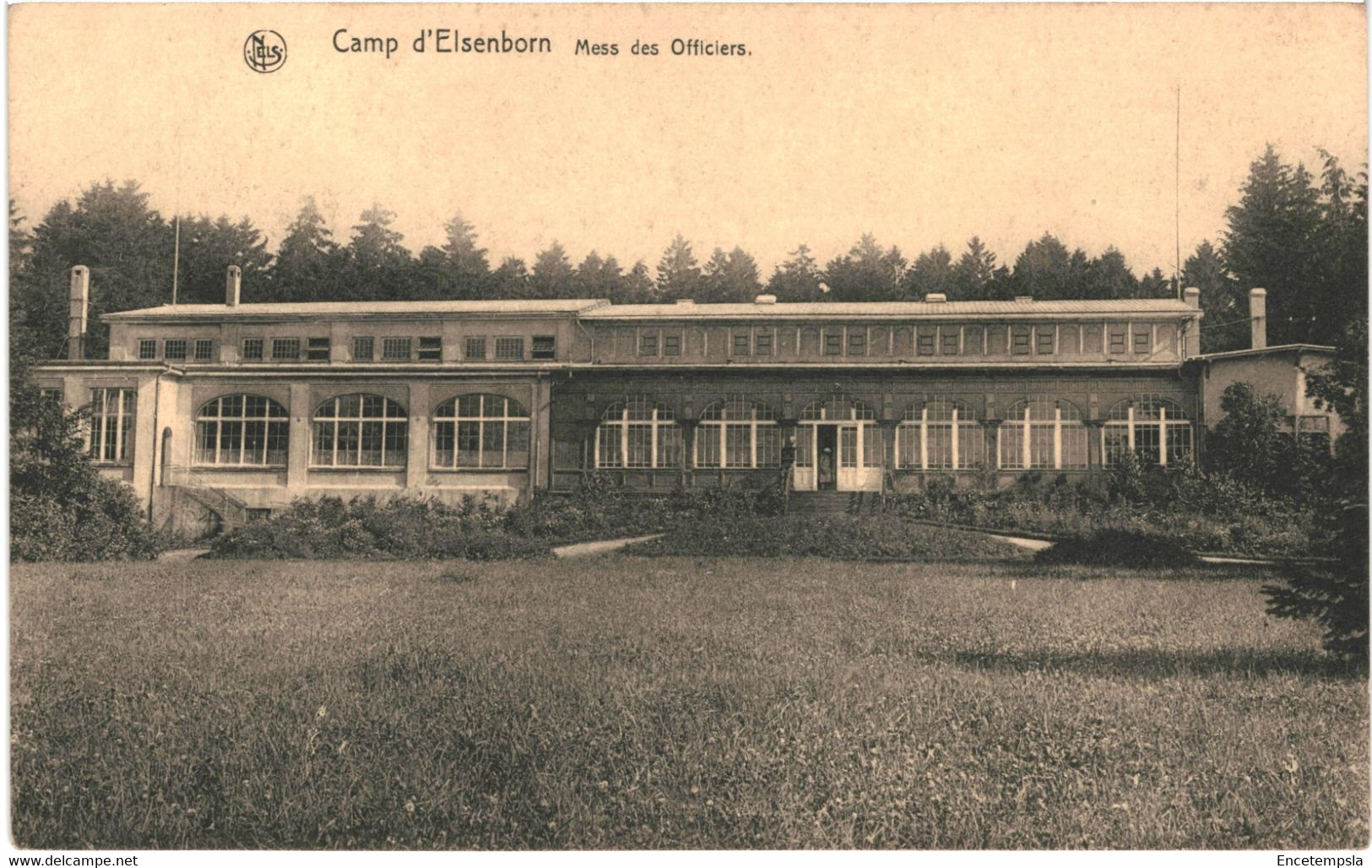 CPA Carte Postale  Belgique-Elsenborn  Camp   Mess Des Officiers  VM51146 - Butgenbach - Buetgenbach