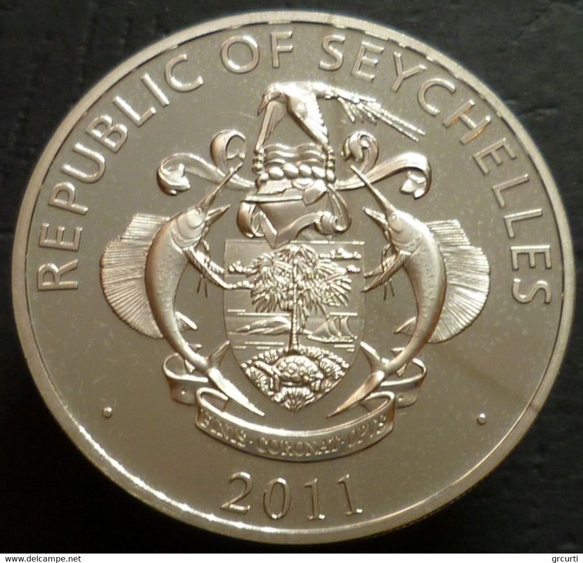 Seychelles - 25 Rupees 2011 - Olimpiadi Londra 2012 - Lancio Del Giavellotto - Seychelles