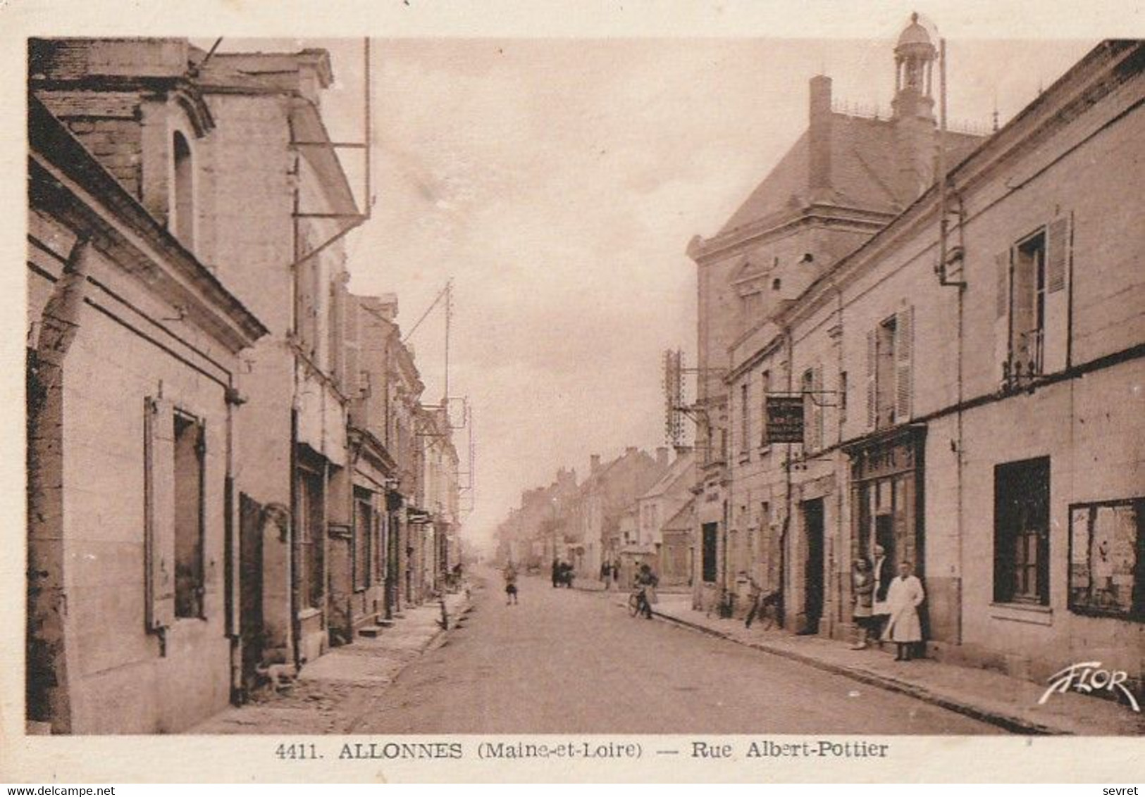 ALLONNES. - Rue Albert-Pottier - Allonnes