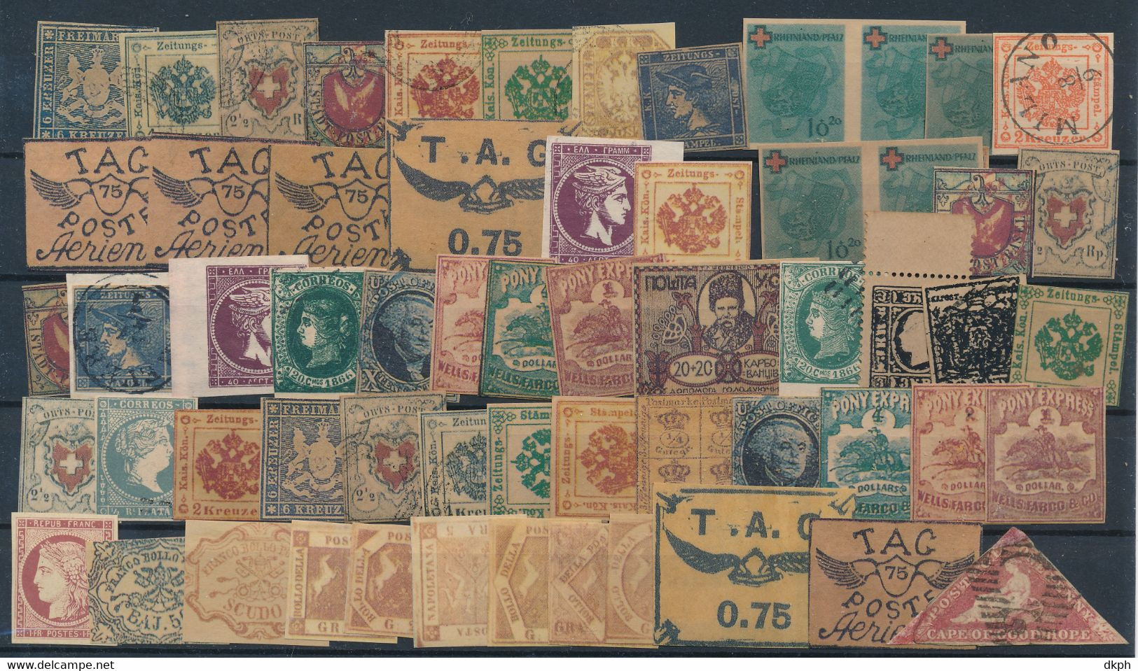 LOT DE TIMBRES FAUX DU MONDE - Collezioni (senza Album)