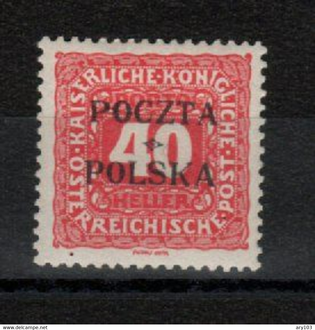 Pologne - Taxe  N°4 (1919 ) - Impuestos