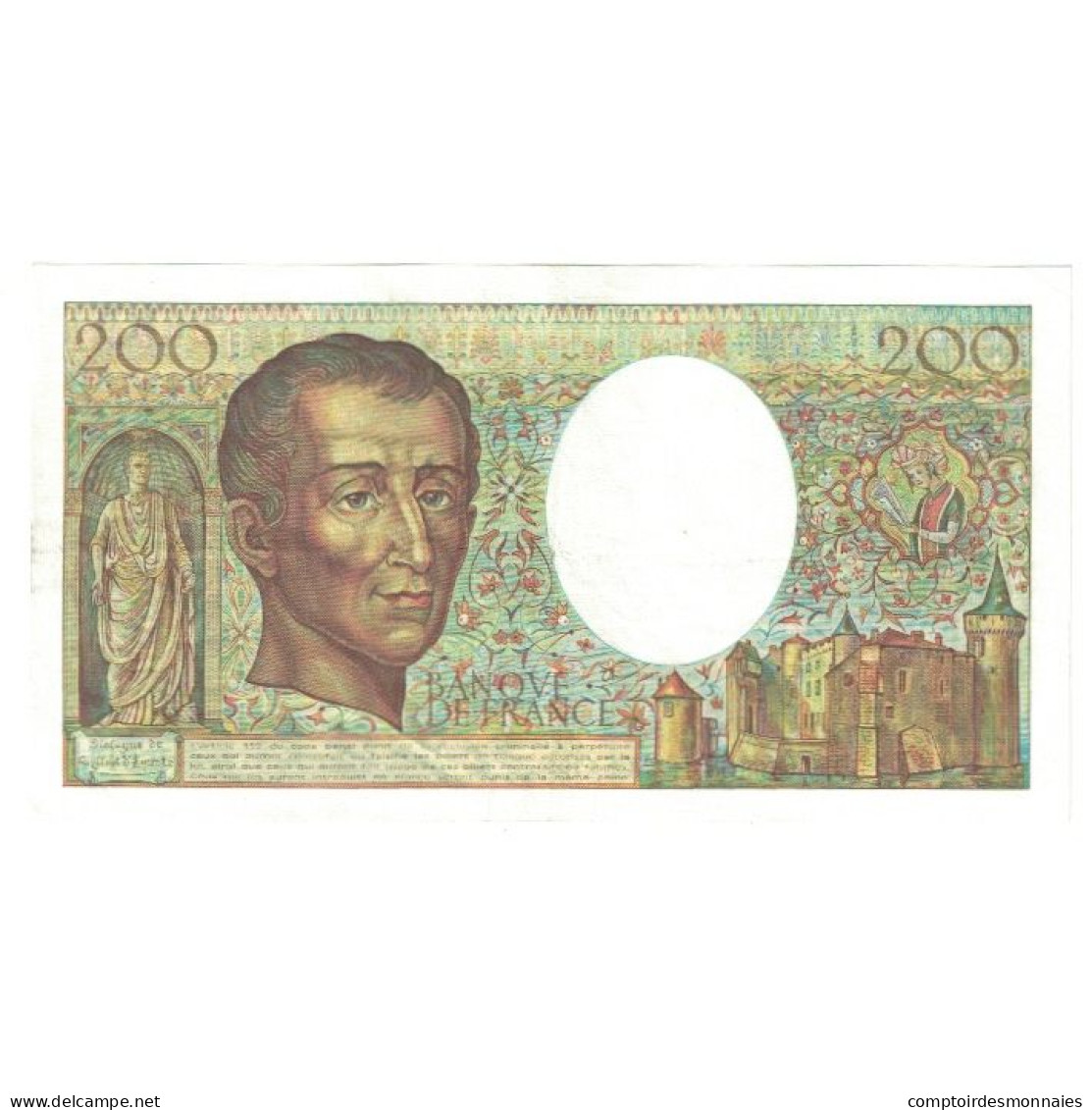 France, 200 Francs, Montesquieu, 1983, B.017, TTB+, Fayette:70.3, KM:155a - 200 F 1981-1994 ''Montesquieu''