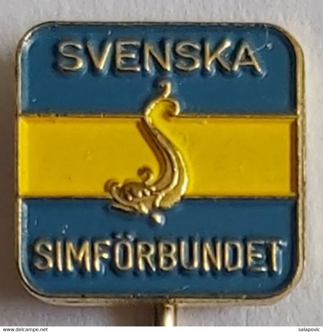 Svenska Simförbundet, SSF Sweden Swimming  Federation Association Union PIN A8/10 - Zwemmen