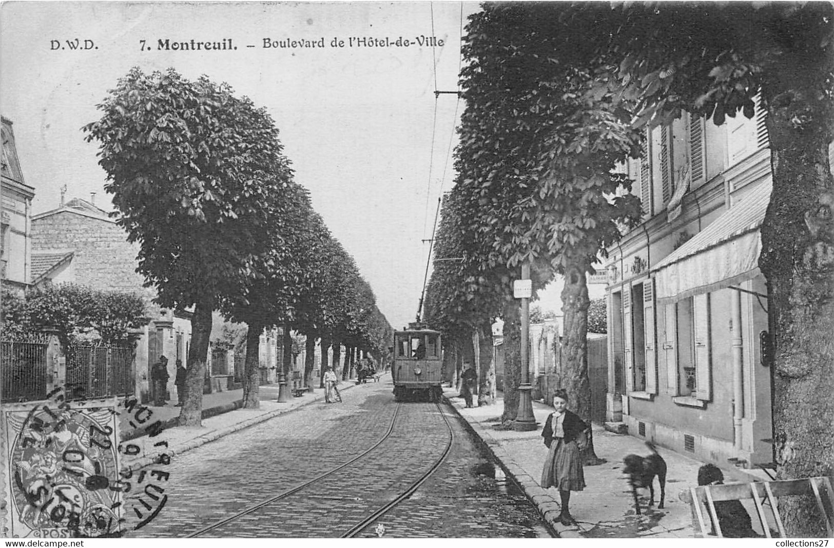 93-MONTREUIL-BOULEVARD DE L'HÔTEL DE VILLE - Montreuil