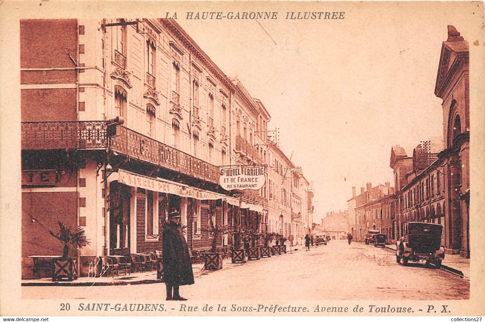 31-SAINT-GAUDENS- RUE DE LA SOUS-PREFECTURE- AVENUE DE TOULOUSE - Saint Gaudens