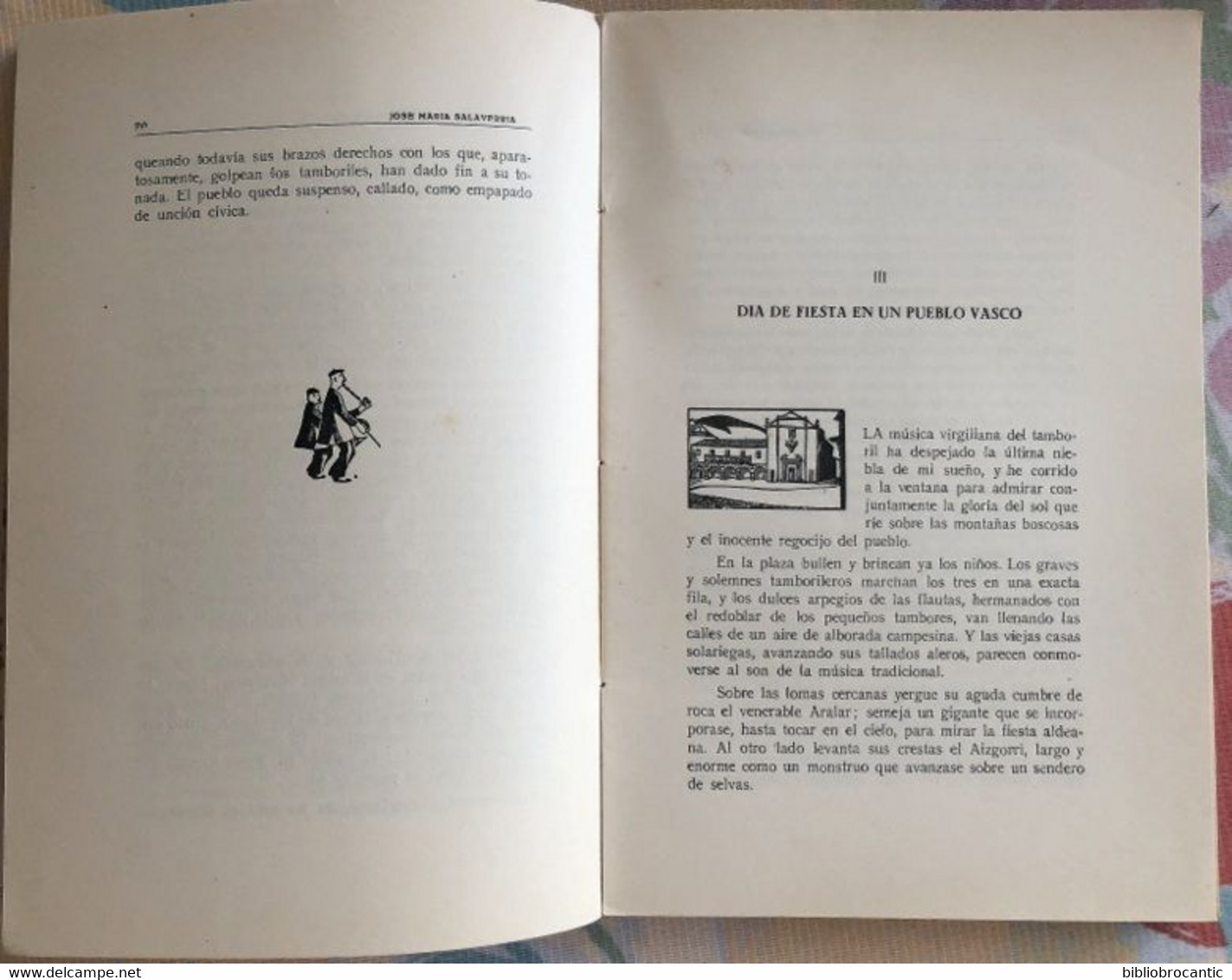 *GUIA SENTIMENTAL DEL PAIS VASCO* Por José Maria SALAVERRIA (Monografia N°14) - Literatuur