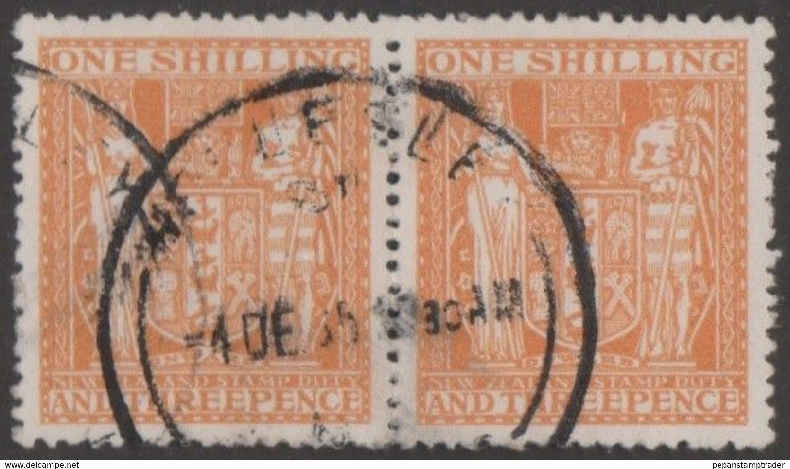 New Zealand - #AR47 - Used Fiscal - Postal Fiscal Stamps