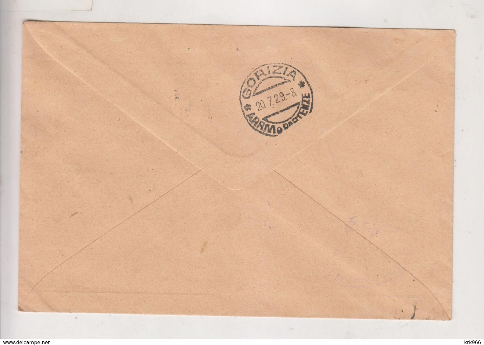 ITALY 1929 MONFALCONE Nice Cover To Gorizia Postage Due - Segnatasse