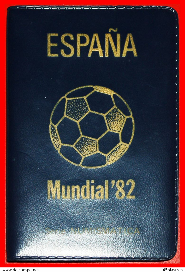 * FOOTBALL WORLD CUP 1982: SPAIN ★ MINT SET 1980 6 COINS! JUAN CARLOS I (1975-2014) LOW START ★ NO RESERVE! - Münz- Und Jahressets