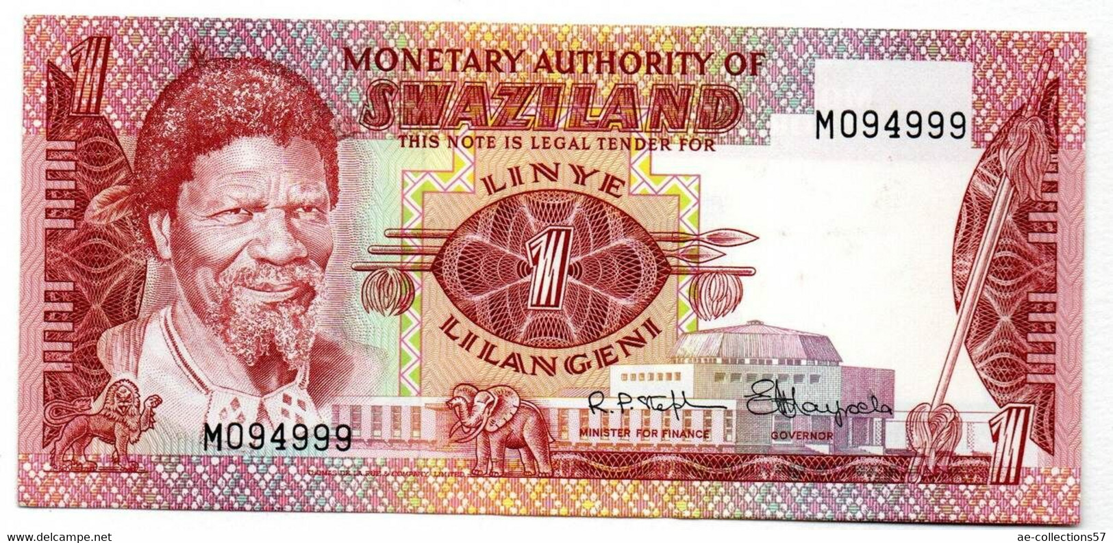 Swaziland  1 Lilangeni SPL - Swaziland