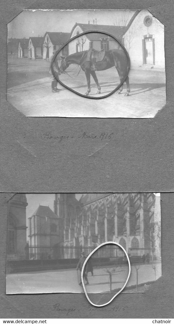 2 Photos De BOURGES   1916 - 1914-18
