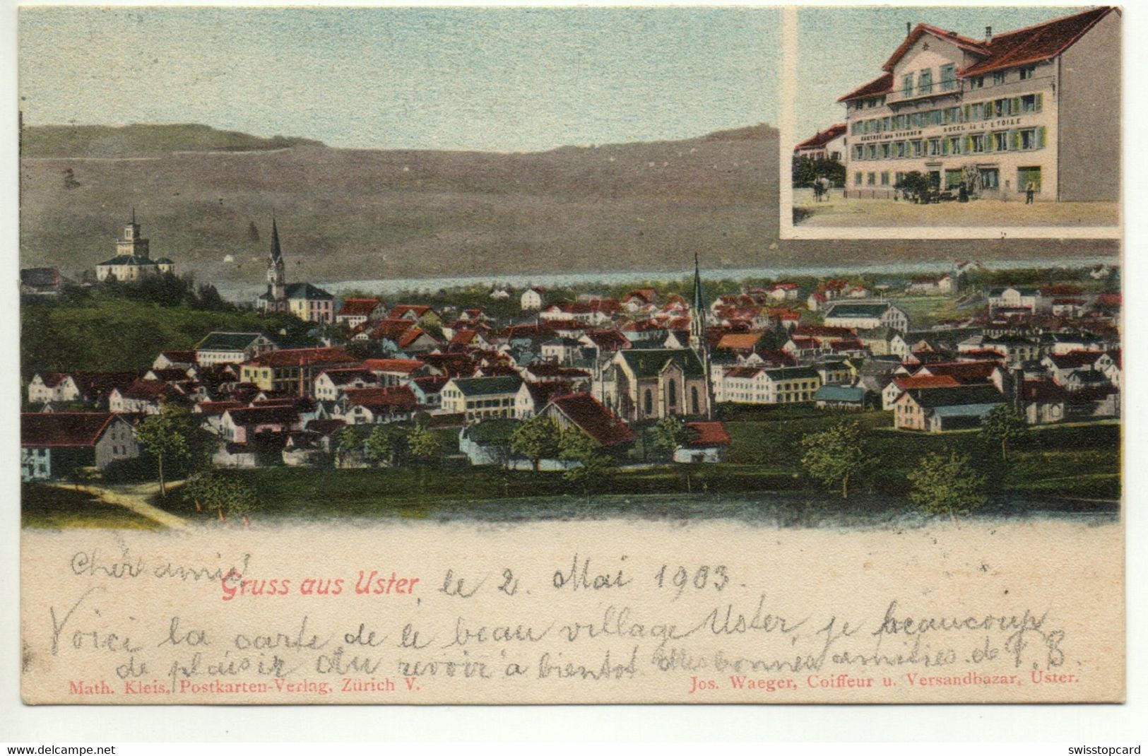 Gruss Aus USTER Hotel Gasthof Zum Sternen - Uster