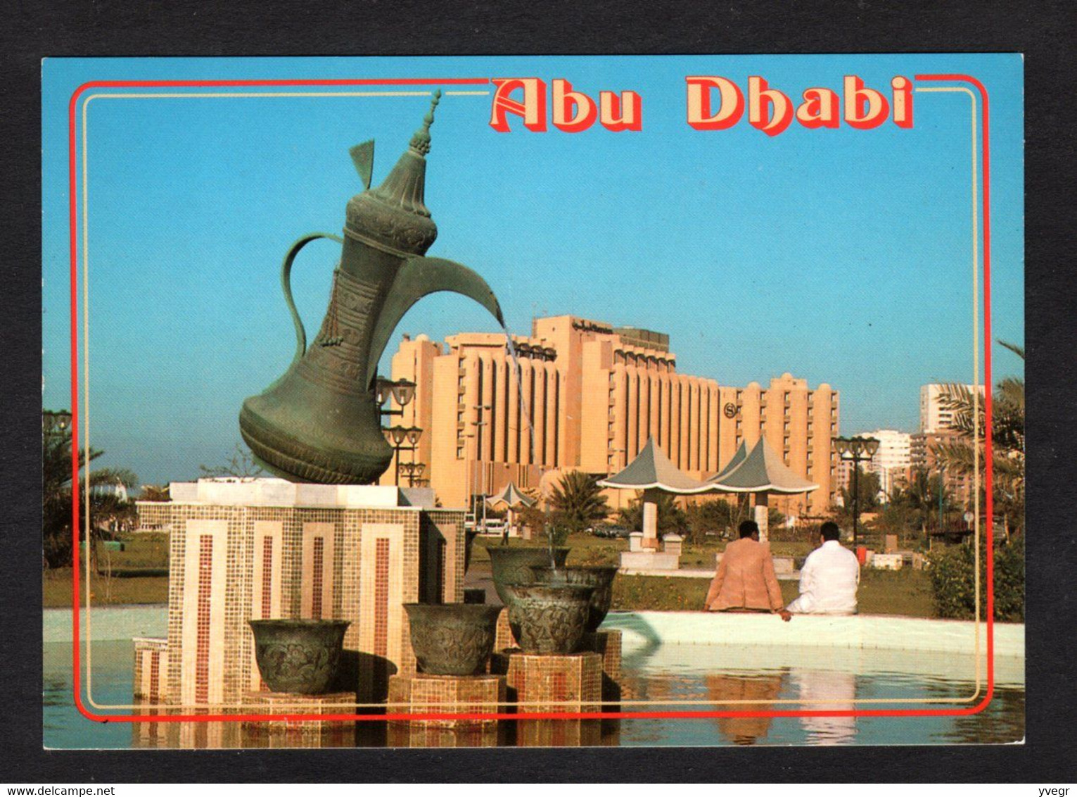 Emirats Arabes Unis - ABU DHABI - Fontaine Originale En Forme De Théière ( N° 169) - Emirats Arabes Unis