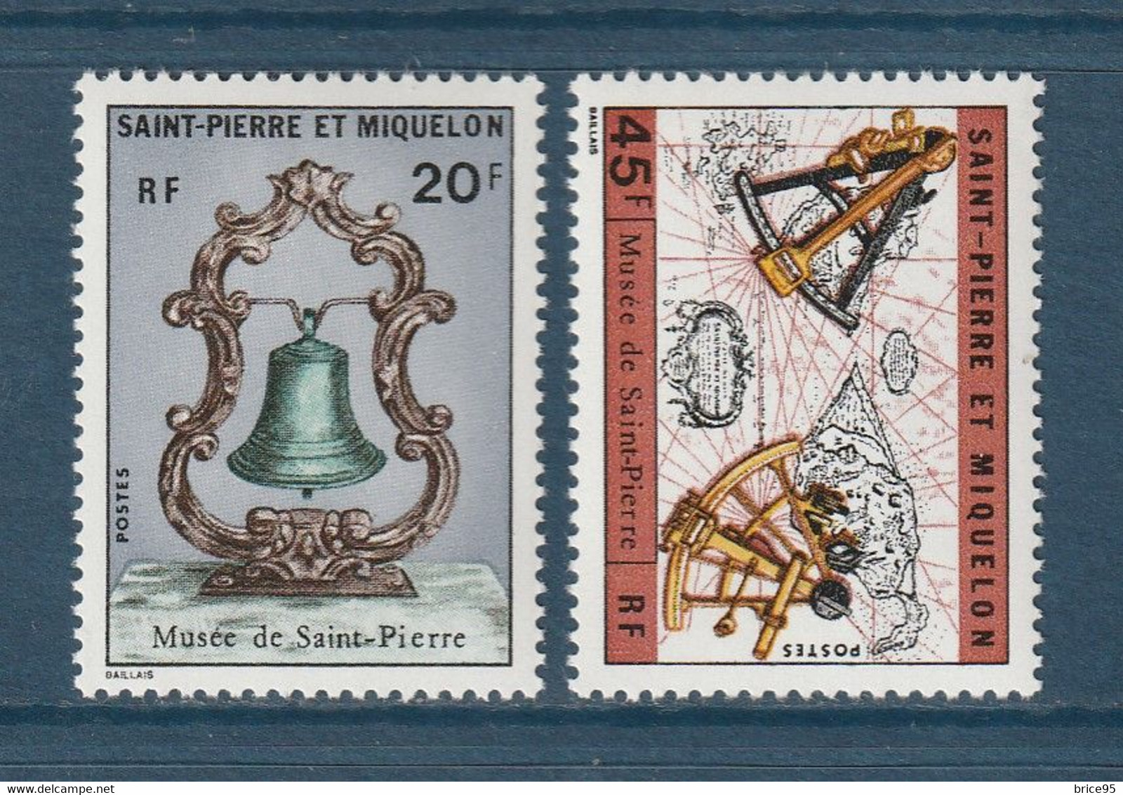 ⭐ Saint Pierre Et Miquelon - YT N° 417 Et 418 - Neuf Sans Charnière - 1971 ⭐ - Unused Stamps