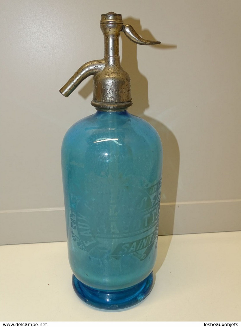 *BOUTEILLE SIPHON EAU DE SELTZ BLEUE RABOTTEAU SAINTES EAU STERILISEE BISTROT   E - Other & Unclassified