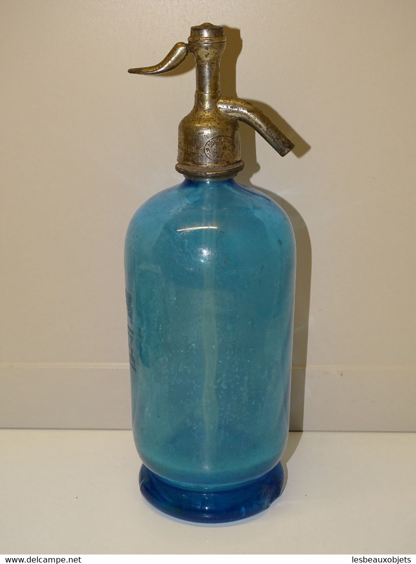 *BOUTEILLE SIPHON EAU DE SELTZ BLEUE RABOTTEAU SAINTES EAU STERILISEE BISTROT   E - Other & Unclassified