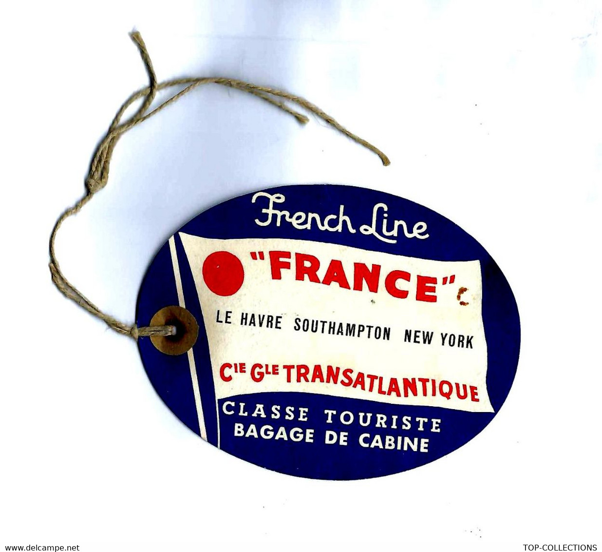 FRENCH LINE COMPAGNIE GENERALE TRANSATLANTIQUE « Le France »  LE HAVRE SOUTHAMPTON NEW YORK + 2 AUTRES DOCUMENTS - Eintrittskarten