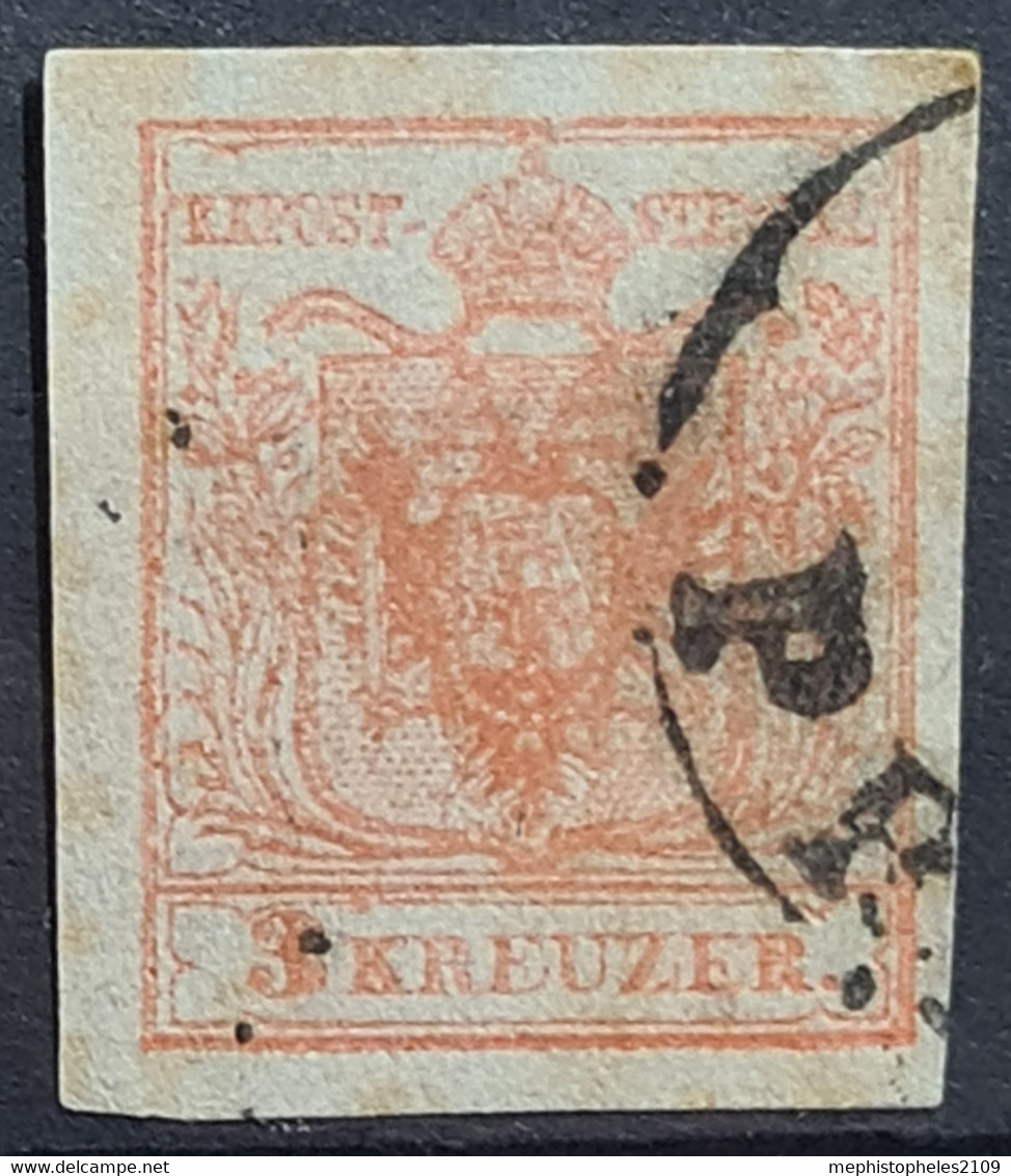 AUSTRIA 1850 - Canceled - ANK 3 - 3kr - Gebraucht