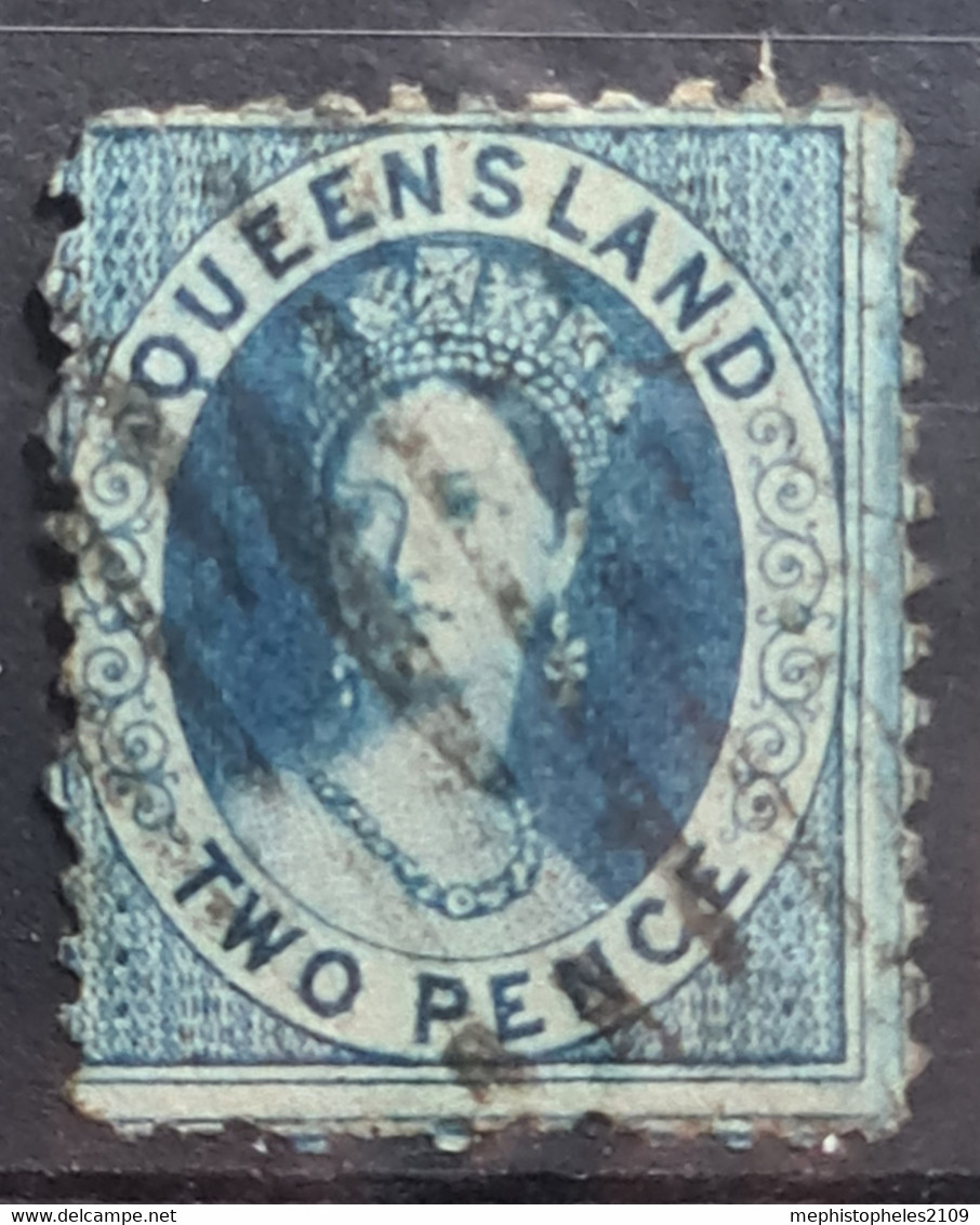 QUEENSLAND 1878 - Canceled - Sc# 58 - 2d - Gebruikt