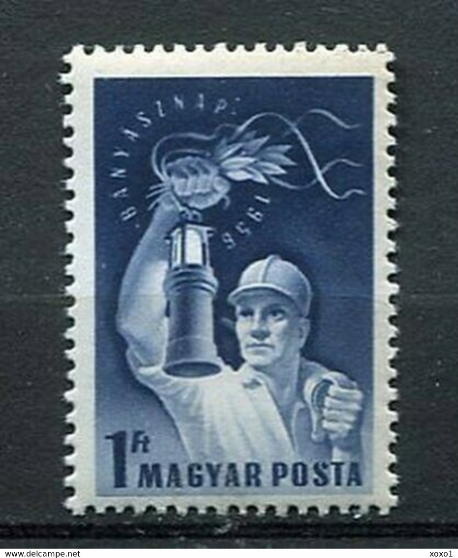 Hungary 1956 MiNr. 1471 Ungarn Miner With A Miner's Lamp 1v  MNH ** 0.60 € - Usines & Industries